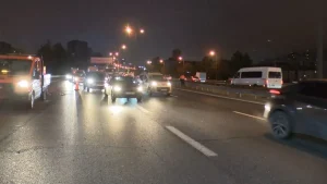 TEM Otoyolu’nda Zincirleme Kaza