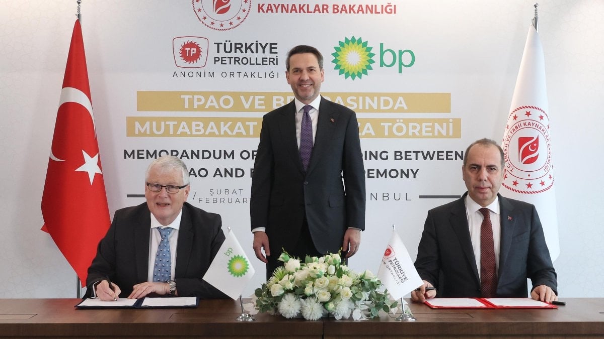TPAO ile BP arasında doğal gaz ve petrol mutabakat zaptı imzalandı