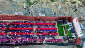 Türk Kızılay’dan Gazze’ye Ramazan İftarları