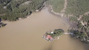 Ula Göleti Yağışlarla Canlandı