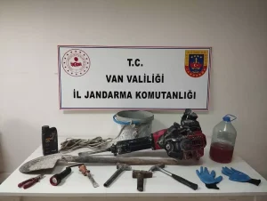 Van’da Kaçak Kazı Operasyonu