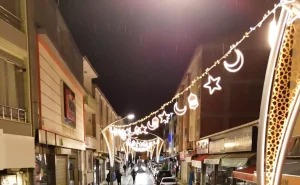 Vezirköprü’de Ramazan Süslemeleri