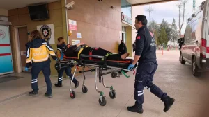 Villadan Düşen Temizlikçi Yaralandı