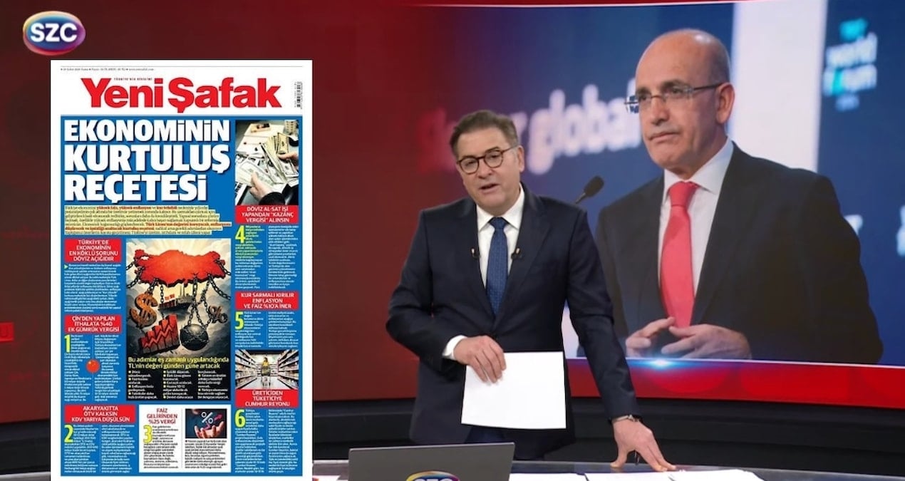 Yeni Şafak’tan Mehmet Şimşek’e kazan kaldırdı