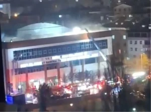 Yenimahalle’de Sauna Yangını