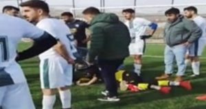 Yere düştü ama kalkamadı: Kaleciyi ölümden polis kurtardı