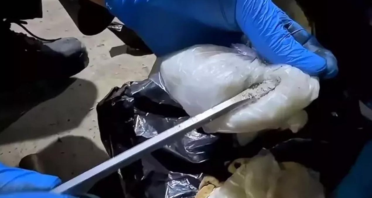 8 kilo uyuşturucuyu mutfak tüpüne sakladılar
