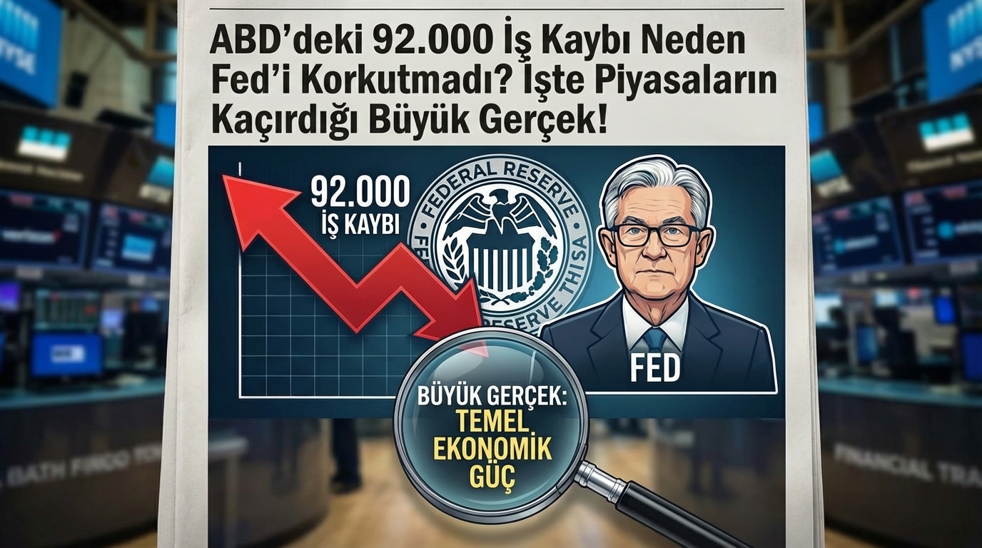 ABD’de 92 Bin İş Kaybı FED’i Neden Korkutmadı? İşte Piyasaların Atladığı Büyük Gerçek!