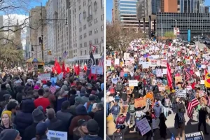 ABD’de milyonlarca kişi “Krallara hayır” protestoları için sokakta