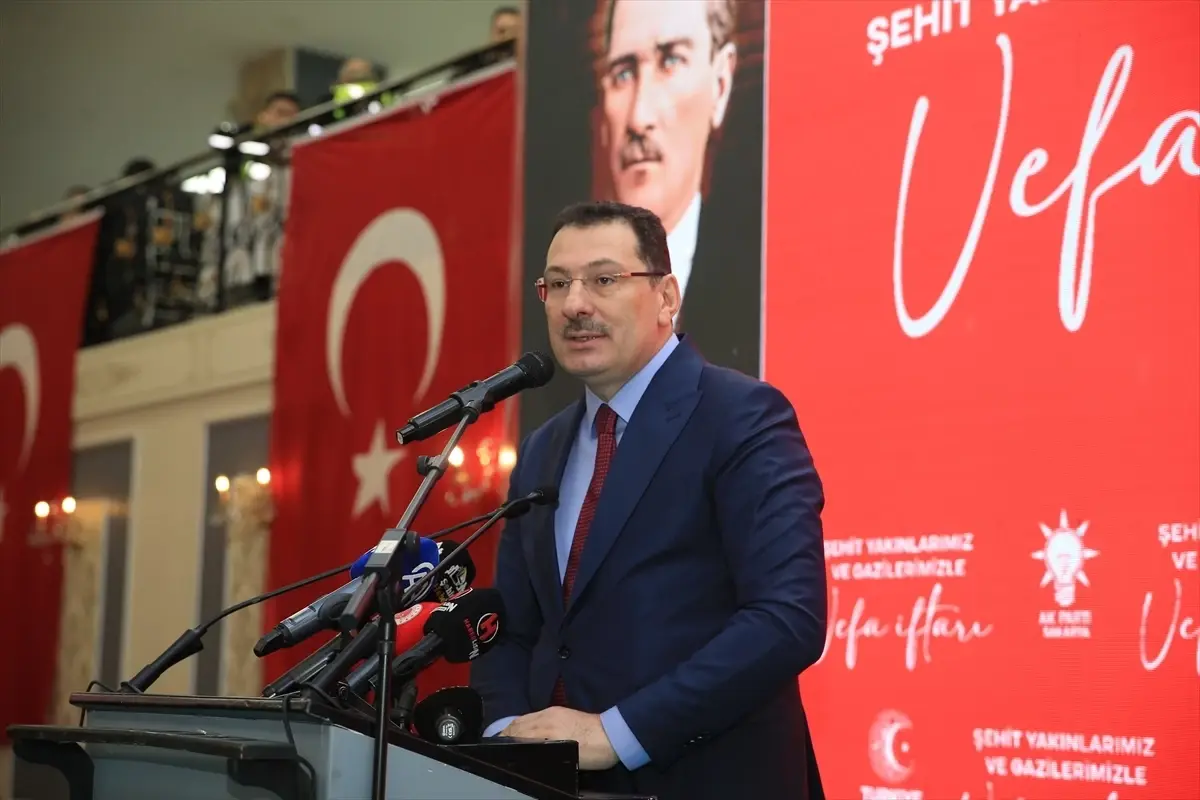 Adalet Bakanı Gürlek, Sakarya’da gazi ve şehit aileleriyle iftarda buluştu Açıklaması