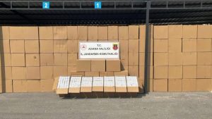 Adana’da 16,4 milyon kaçak makaron ele geçirildi