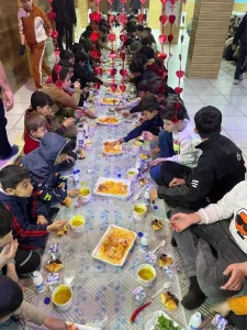 Afrin’de Yetim Çocuklara İftar Programı