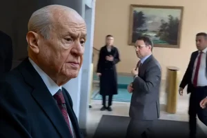 Akın Gürlek’ten Devlet Bahçeli’ye ziyaret! Kapıda karşıladı