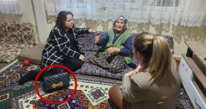 AKP’li vekil depremzede evine lüks çantasıyla gitti