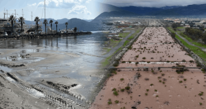 Akyaka’da deniz çekildi; Köyceğiz Gölü de normale döndü