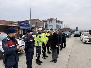 Alaçam’da Bayramda Trafik Denetimi