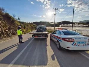 Alanya’da Motosiklet Sürücülerine Ceza