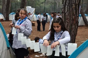 Antalya’da İzci Kaynaşma Kampı