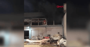 Antalya’da tekne bakım ve imalathanesinde yangın