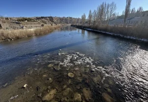 Ardahan’da Kura Nehri’nde Buz Çözülmeleri