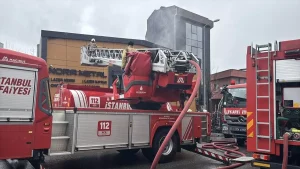 Ataşehir’de İş Yerinde Yangın