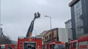 Ataşehir’de Metal İmalathanesinde Yangın