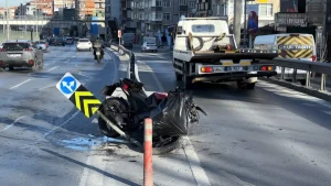 Avcılar’da motosiklet kazası: Bir kişi ağır yaralandı
