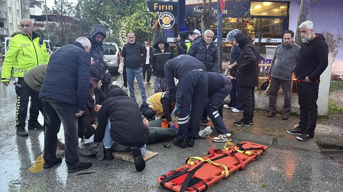 Aydın’da Motosiklet ve Araç Kazası