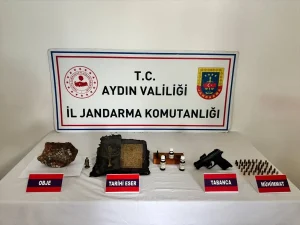 Aydın’da Tarihi Eser Operasyonu