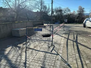 Ayvacık’ta Sağanak Sonucu Yol Çöktü