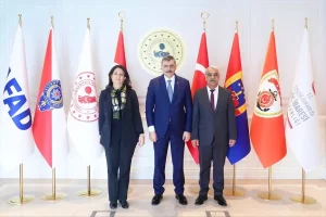 Bakan Çiftçi, Buldan ve Sancar ile Görüştü