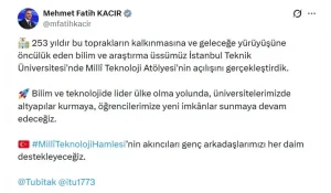 Bakan Kacır’dan Bilim ve Teknoloji Vurgusu