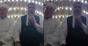 Bakan Kuran okudu, imam videoya çekti