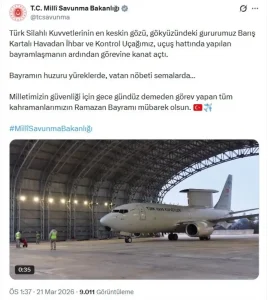 Barış Kartalı Uçuşa Geçti