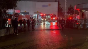 Başiskele’de Fabrikada Yangın