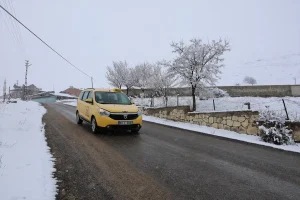Bayburt ve Gümüşhane’de Kar Yağışı Etkili