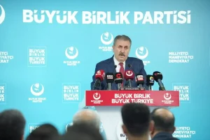 BBP Genel Başkanı Destici, basın toplantısı düzenledi Açıklaması