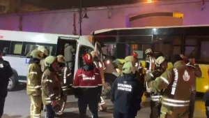 Beşiktaş’ta Otobüs ve Minibüs Çarpıştı