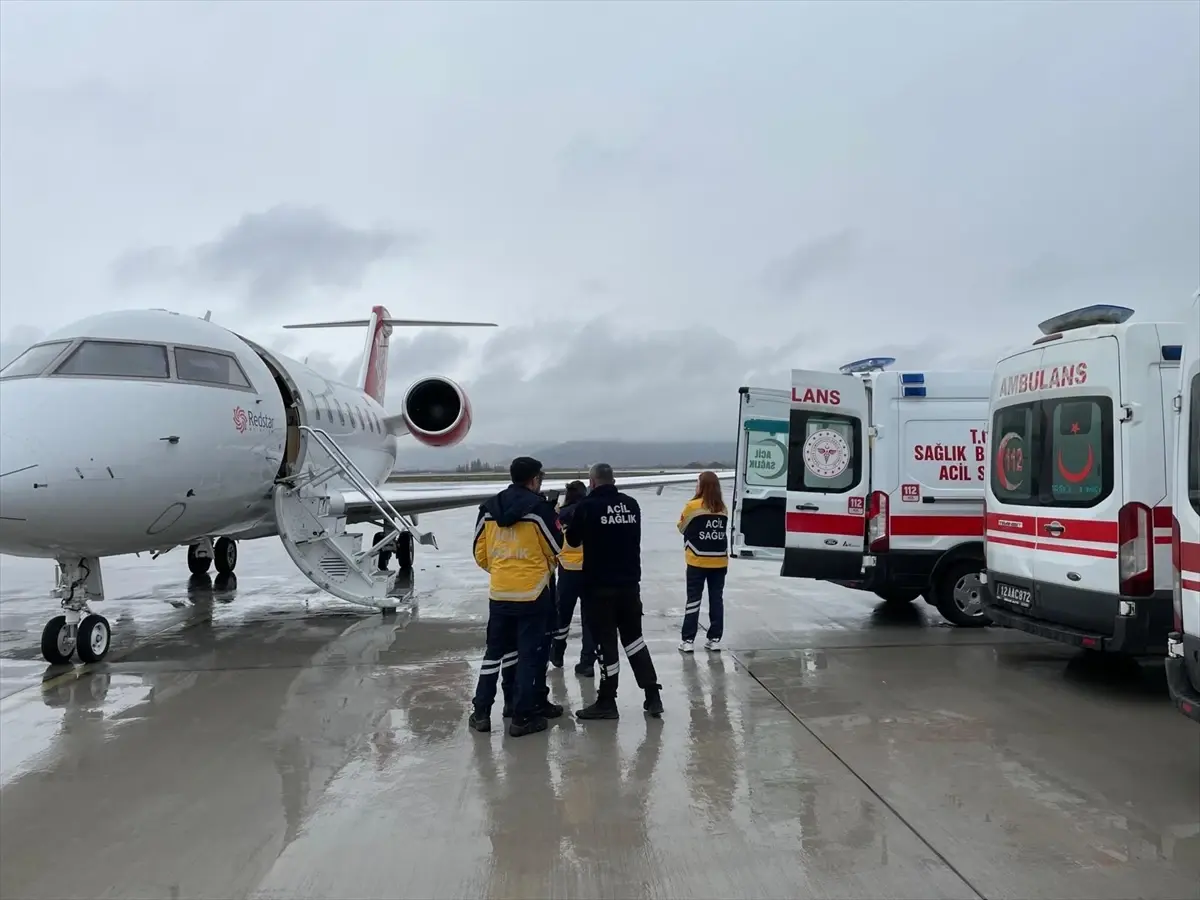 Bingöl’de Bebek Uçakla Ankara’ya Sevk Edildi