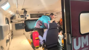 Bingöl’de Hasta UMKE ile Kurtarıldı