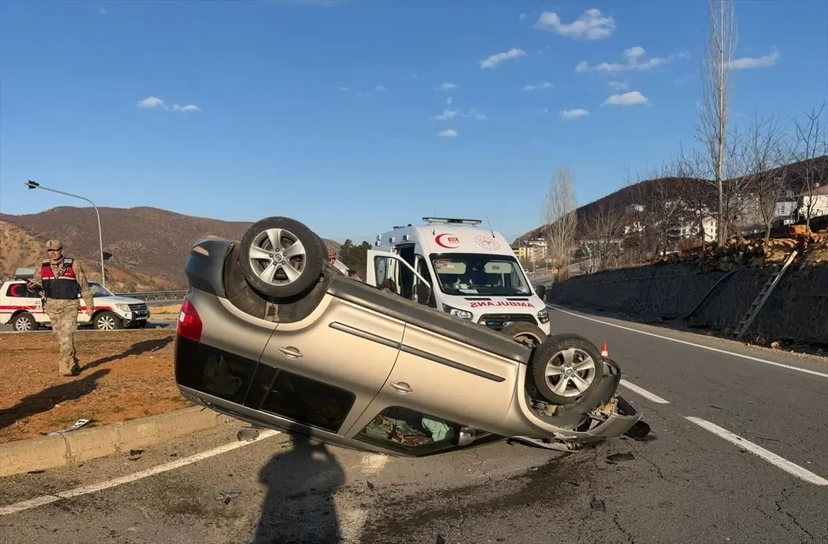 Bingöl’de Kaza: 2 Yaralı