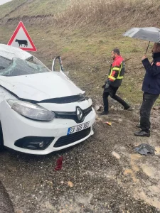 Bingöl’de Trafik Kazası: 1 Ölü, 2 Yaralı