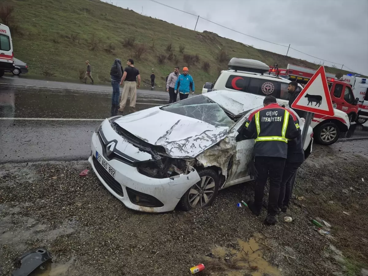 Bingöl’de Trafik Kazası: 1 Ölü, 2 Yaralı