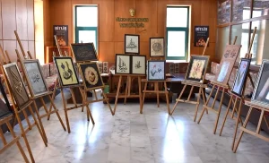 Bitlis’te Ebru ve Hat Sergisi Açıldı