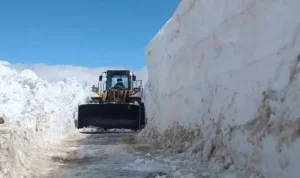 Bitlis’teki Çığ ve Heyelanlar Kapanan Yolları Açtı