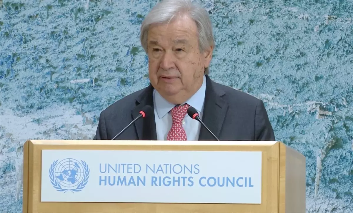 BM Genel Sekreteri Guterres’ten İnsan Hakları Vurgusu