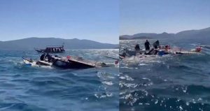 Bodrum açıklarında balıkçı teknesi su aldı