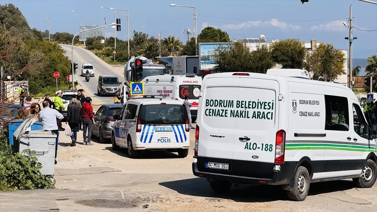 Bodrum’da Beton Mikseri Yayaya Çarptı, Hayatını Kaybetti