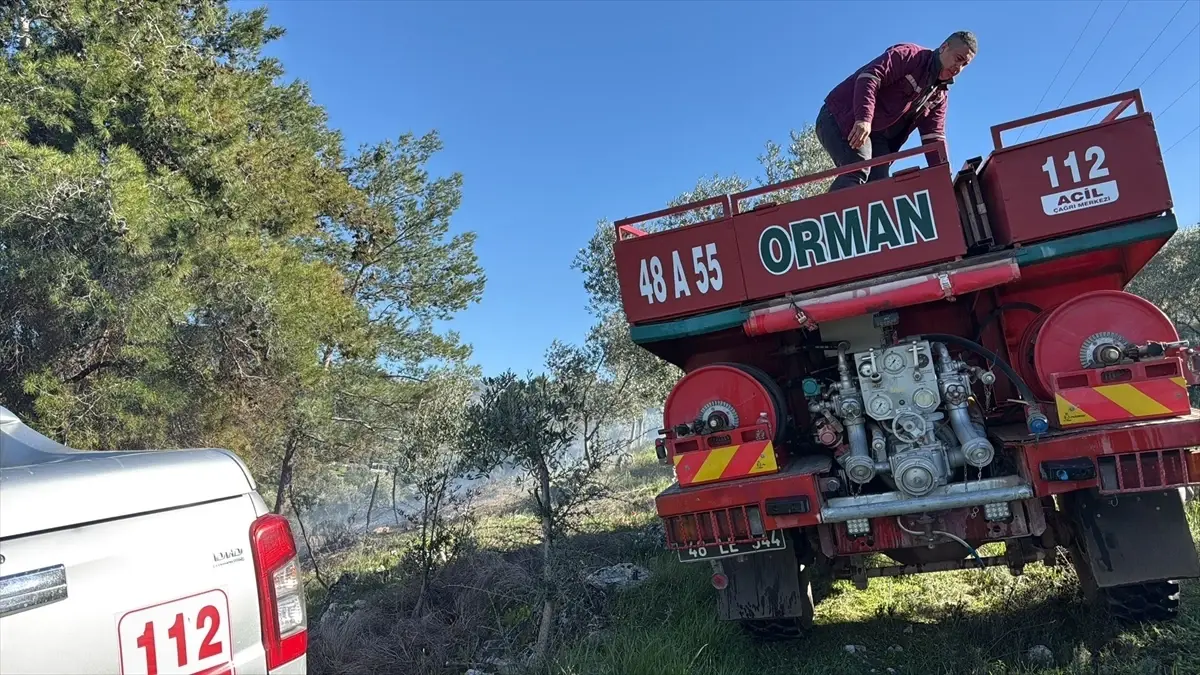 Bodrum’da Yangın Kontrol Altına Alındı