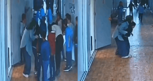 Boğazına yiyecek kaçan öğrenciyi Heimlich manevrası kurtardı